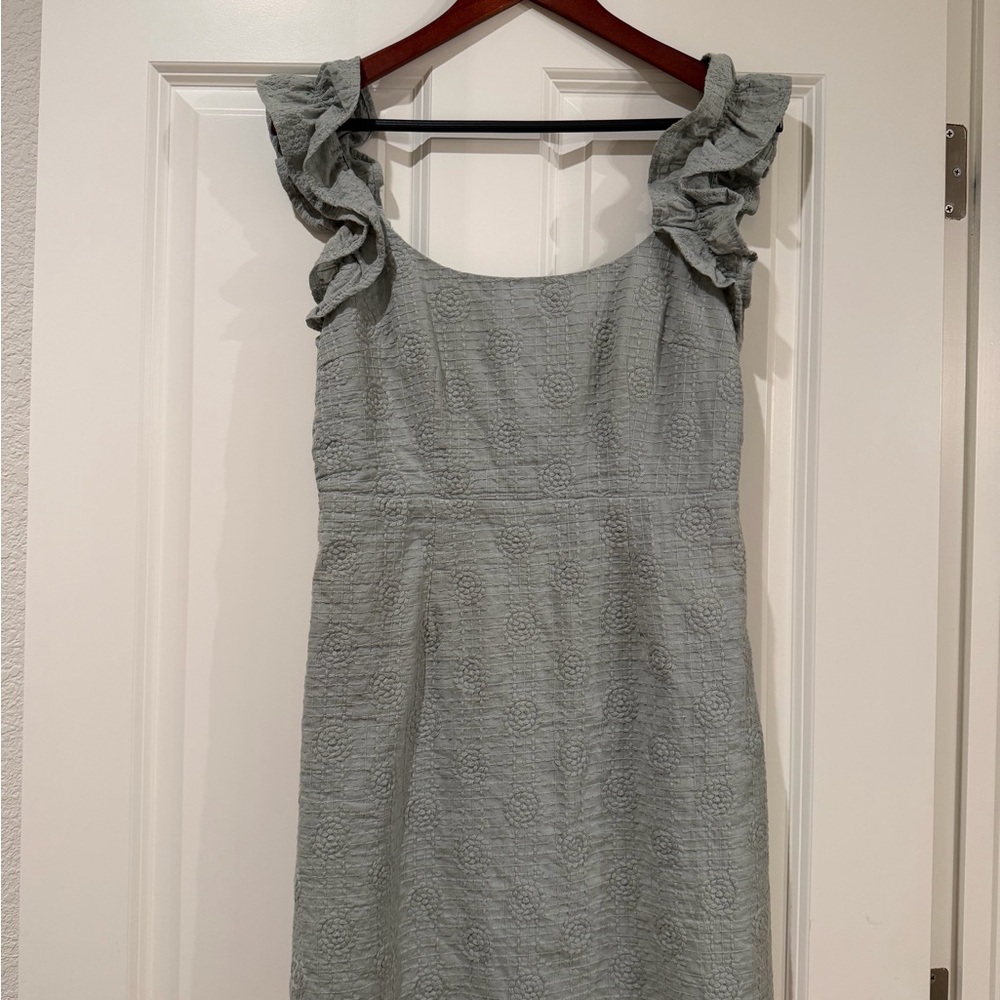Selfie Leslie Textured Gray Mini Dress